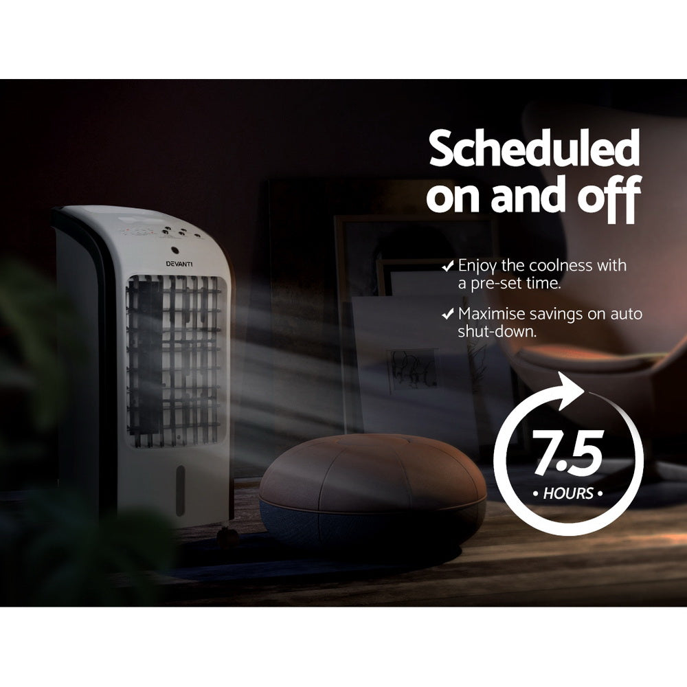Evaporative Coolers: Devanti Evaporative Air Cooler Conditioner 4L