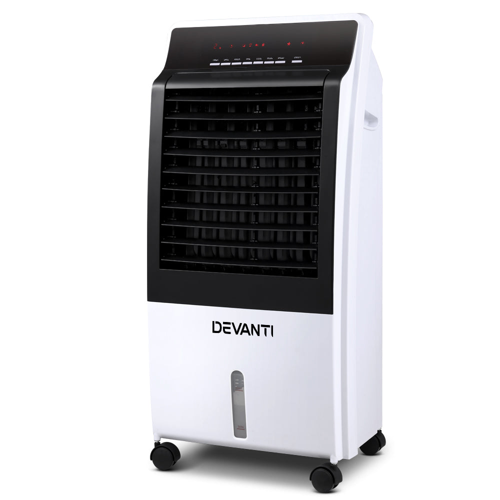Evaporative Coolers: Devanti Evaporative Air Cooler Fan Conditioner 8L