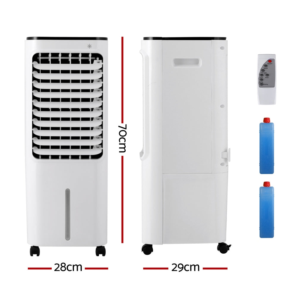 Evaporative Coolers: Devanti 12L Evaporative Air Cooler Conditioner