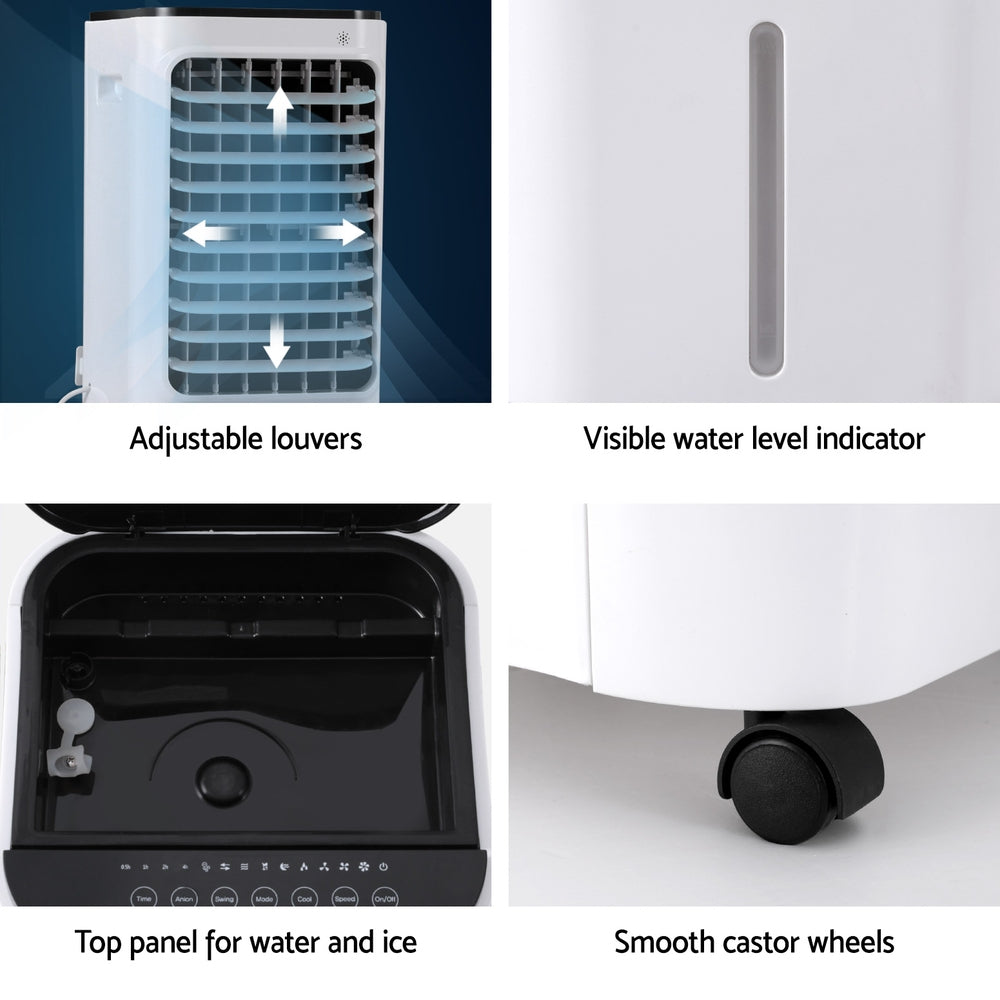 Evaporative Coolers: Devanti 12L Evaporative Air Cooler Conditioner