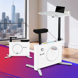 Exercise Bikes: Everfit Exercise Bike Magnetic Desk Bike with Tabletop Fitness Home Workout Gym