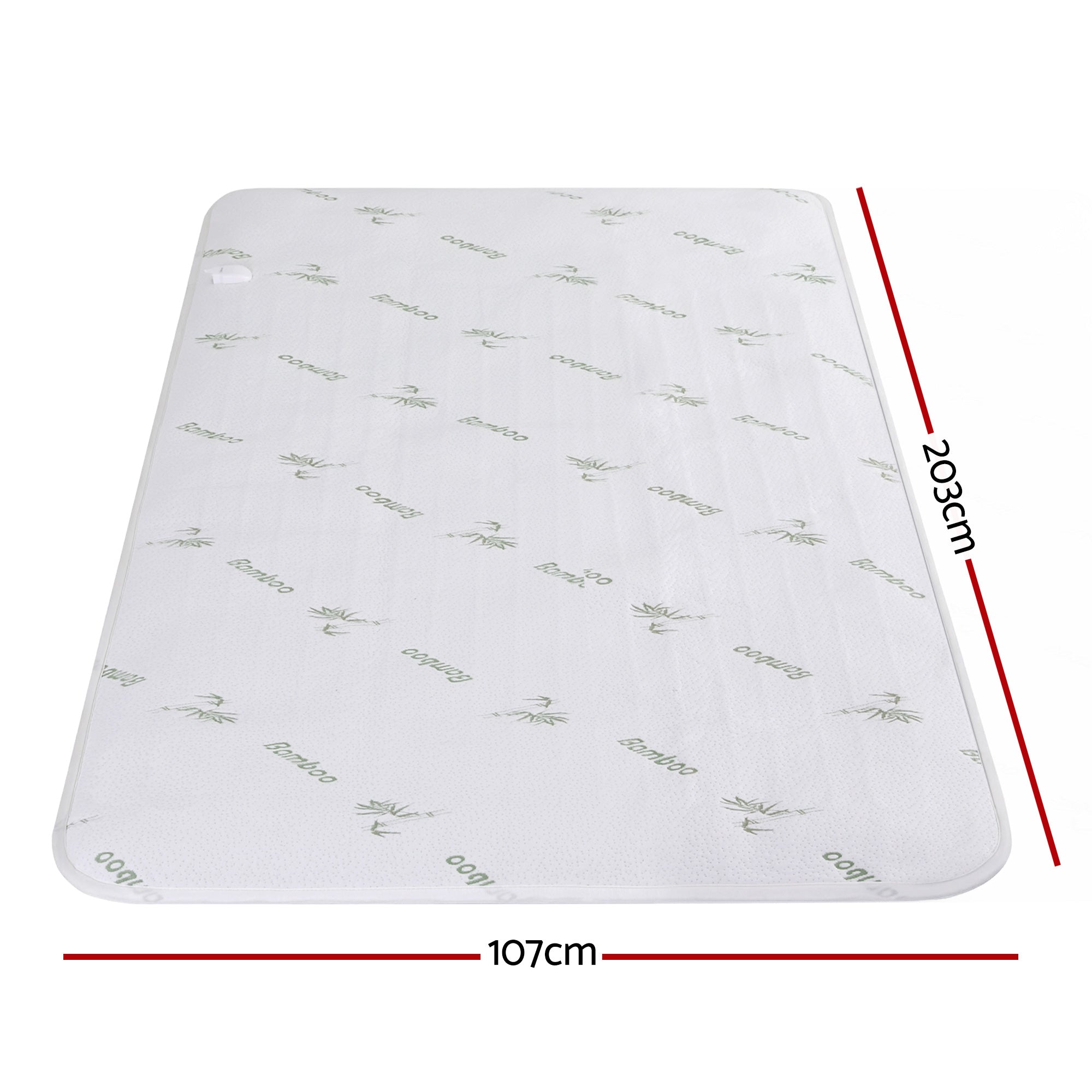 Blankets & Throws: Giselle Electric Blanket Bamboo Fabric King Single Fitted Heated Pad Underlay Washable Winter
