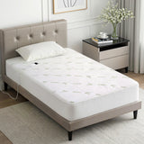 Blankets & Throws: Giselle Electric Blanket Bamboo Fabric King Single Fitted Heated Pad Underlay Washable Winter