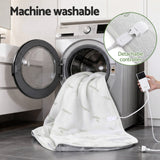 Blankets & Throws: Giselle Electric Blanket Bamboo Fabric Single Fitted Heated Pad Underlay Washable Winter
