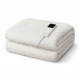 Blankets & Throws: Giselle Electric Blanket LED Remote Sherpa Fleece Underlay Fully Fitted Machine Washable King Single