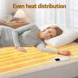 Blankets & Throws: Giselle Electric Blanket LED Remote Sherpa Fleece Underlay Fully Fitted Machine Washable King Single