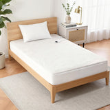 Blankets & Throws: Giselle Electric Blanket LED Remote Sherpa Fleece Underlay Fully Fitted Machine Washable King Single