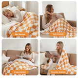 Blankets & Throws: Giselle Electric Throw Rug Dual Side Fleece Flannel Heated Blanket Yellow