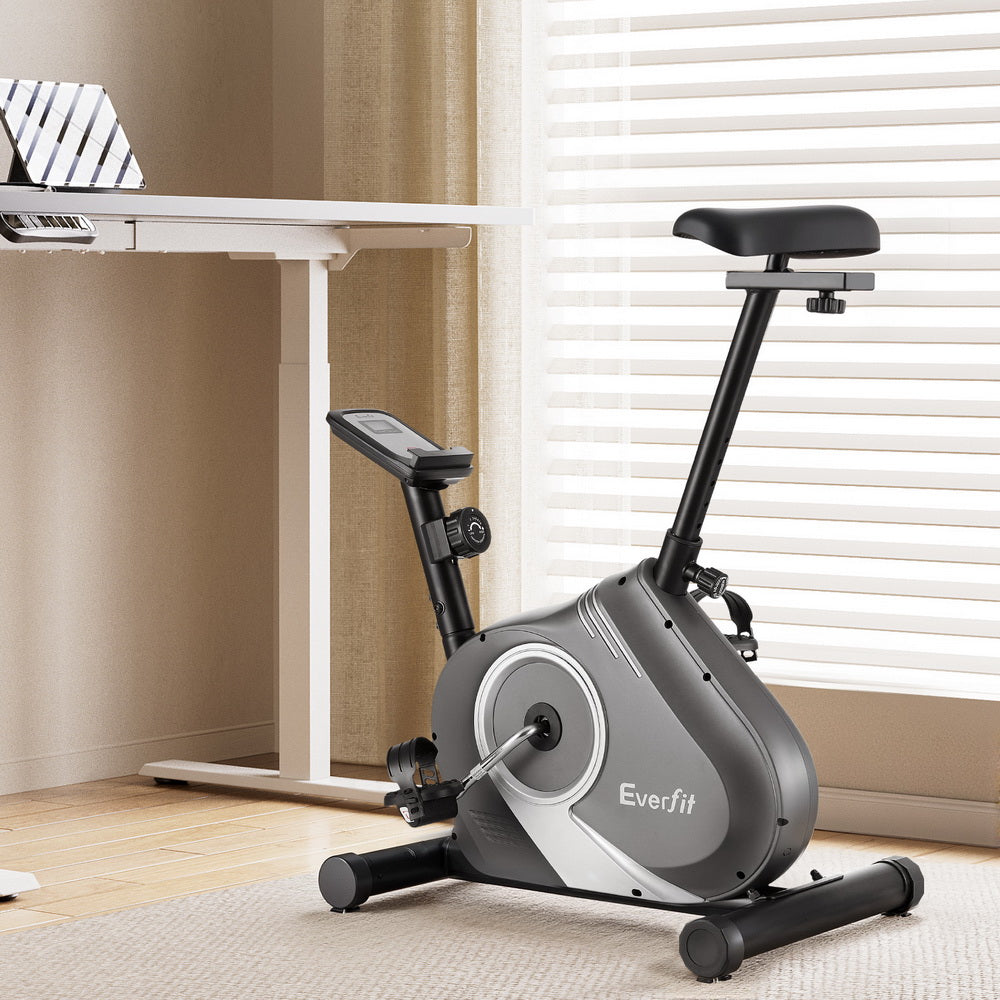 Exercise Bikes: Everfit Under Desk Exercise Bike Magnetic Resistance Cardio workouts 120kg Capacity