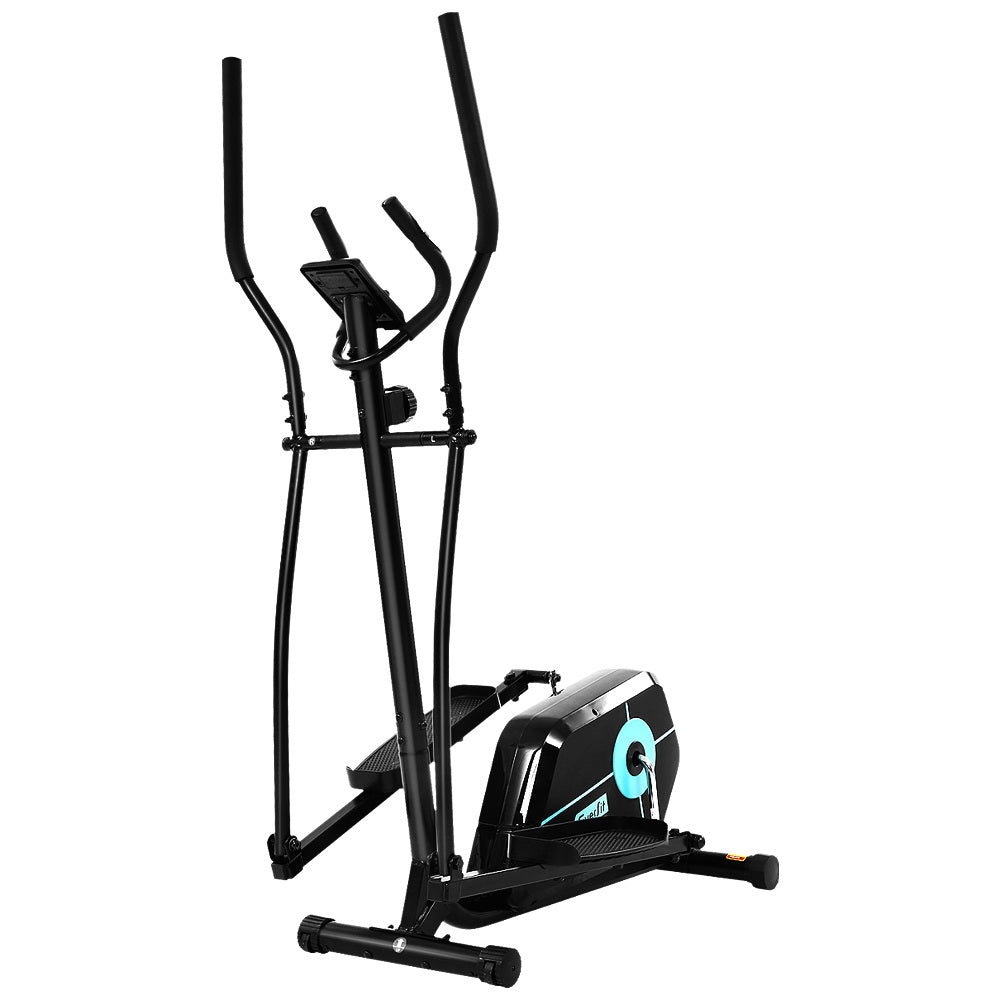 Exercise Bikes: Everfit Exercise Bike Elliptical Cross Trainer Home Gym Fitness Machine Magnetic