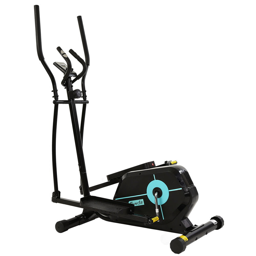 Exercise Bikes: Everfit Exercise Bike Elliptical Cross Trainer Home Gym Fitness Machine Magnetic