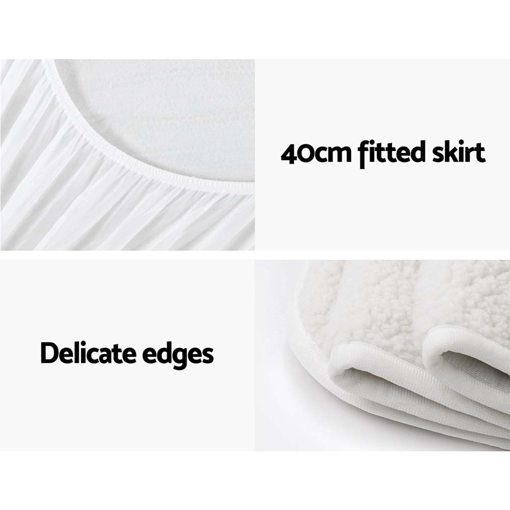 Blankets & Throws: Giselle Bedding Double Size Electric Blanket Fleece