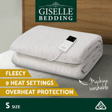 Blankets & Throws: Giselle Bedding Single Size Electric Blanket Fleece