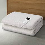 Blankets & Throws: Giselle Bedding Single Size Electric Blanket Fleece