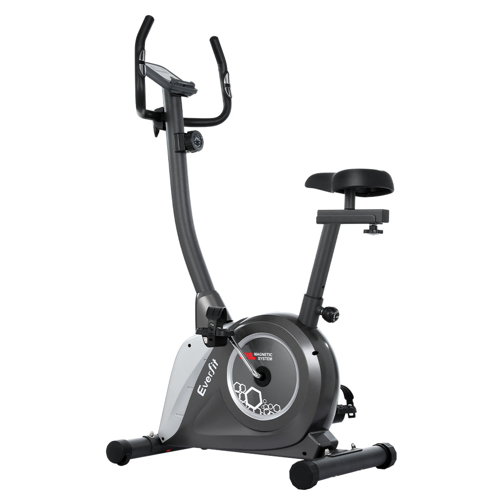 Exercise Bikes: Everfit Magnetic Exercise Bike Upright Bike Fitness Home Gym Cardio