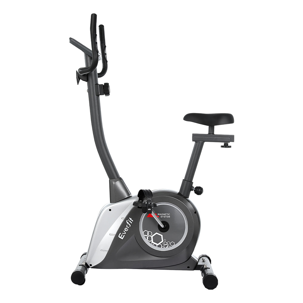 Exercise Bikes: Everfit Magnetic Exercise Bike Upright Bike Fitness Home Gym Cardio
