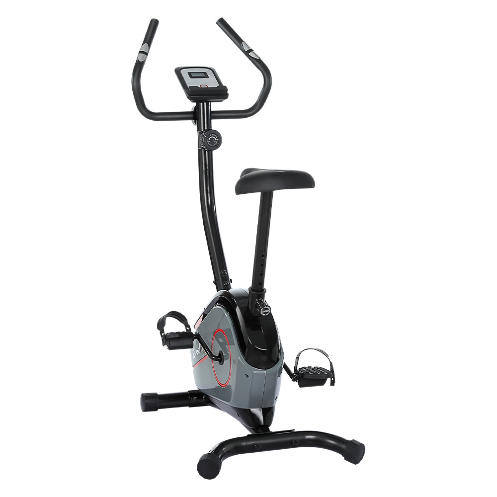 Exercise Bikes: Everfit Magnetic Exercise Bike 8 Levels Upright Bike Fitness Home Gym Cardio