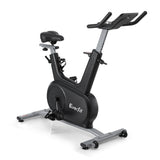 Exercise Bikes: Everfit Exercise Bike Spin Bike Electromagnetic Smart Home Fitness 24-Level Resistance 120kg Bluetooth