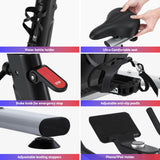 Exercise Bikes: Everfit Exercise Bike Spin Bike Electromagnetic Smart Home Fitness 24-Level Resistance 120kg Bluetooth