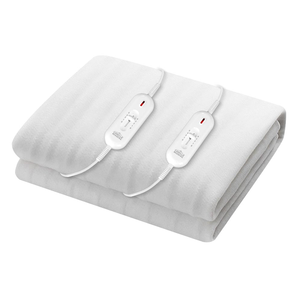 Blankets & Throws: Giselle Bedding King Size Electric Blanket Polyester