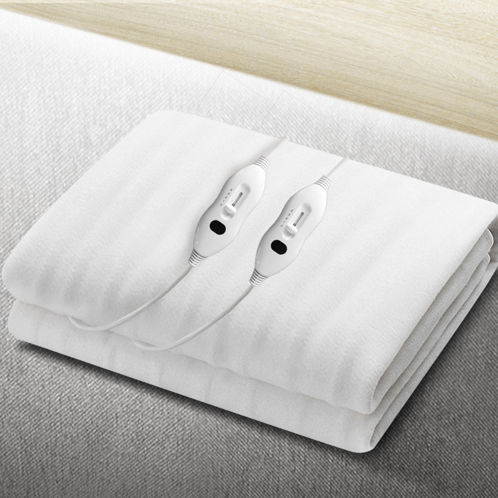 Blankets & Throws: Giselle Bedding Queen Size Electric Blanket Polyester