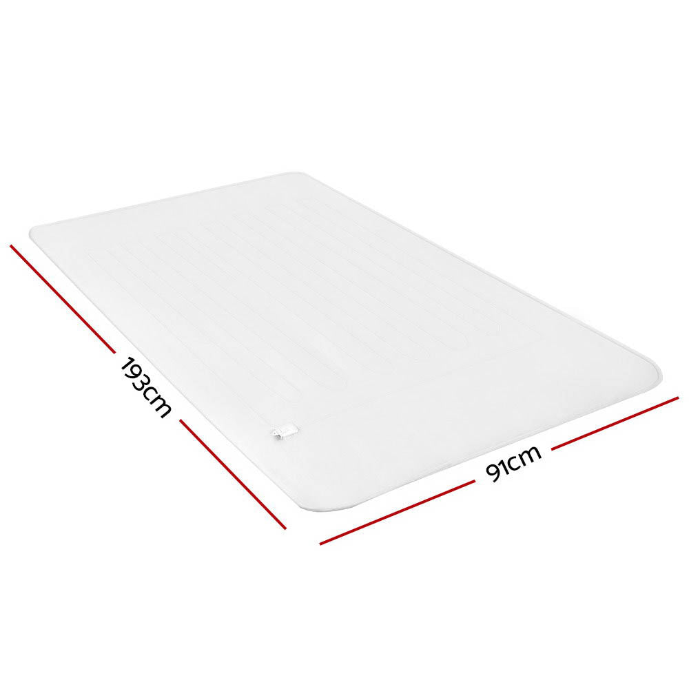Blankets & Throws: Giselle Bedding Single Size Electric Blanket Polyester