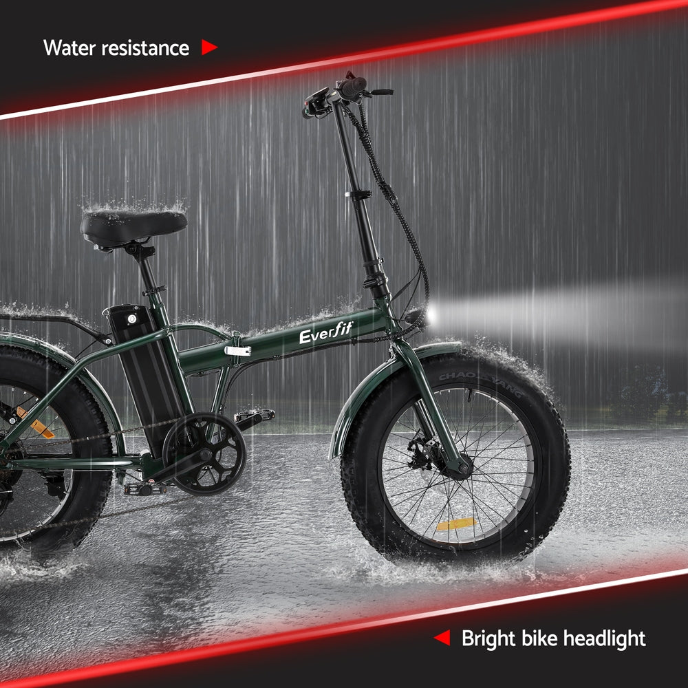 Bicycles: Everfit 20 Inch Folding Electric Bike Urban City Bicycle eBike Rechargeable