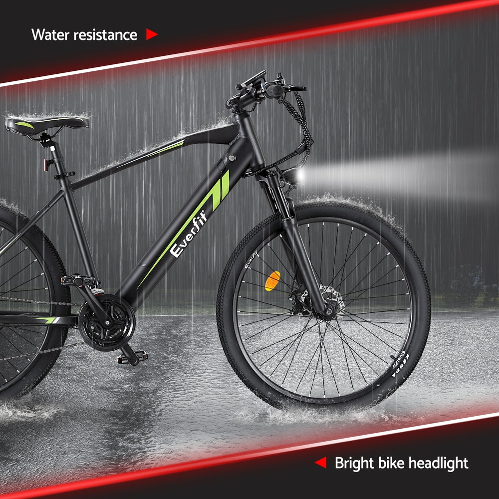Bicycles: Everfit 27.5 Inch Electric Bike Mountain Bicycle eBike Battery 21 Speed