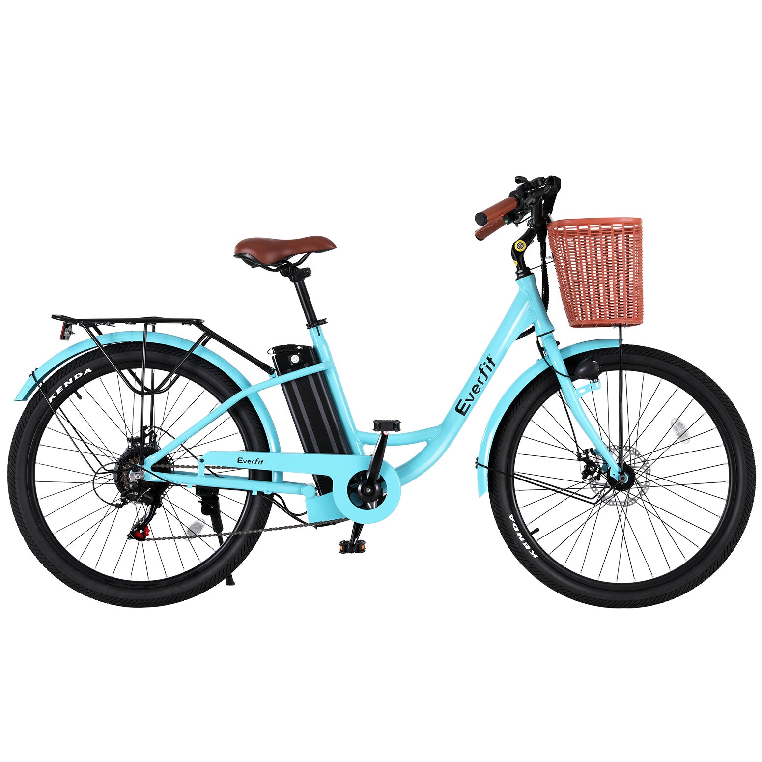 Bicycles: Everfit 26" Electric Bike City Bicycle eBike e-Bike Commuter w/ Battery BL