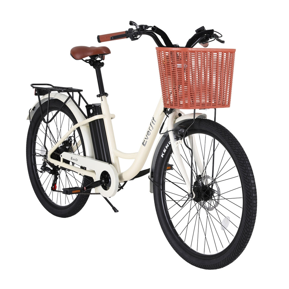 Bicycles: Everfit 26" Electric Bike City Bicycle eBike e-Bike Commuter w/ Battery WH