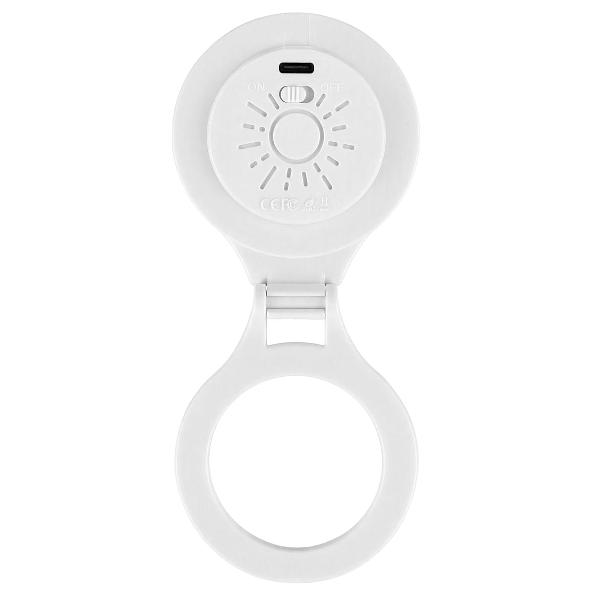 Devanti Magnetic Selfie Light Foldable LED Ring Fill Phone Light CRI95 White