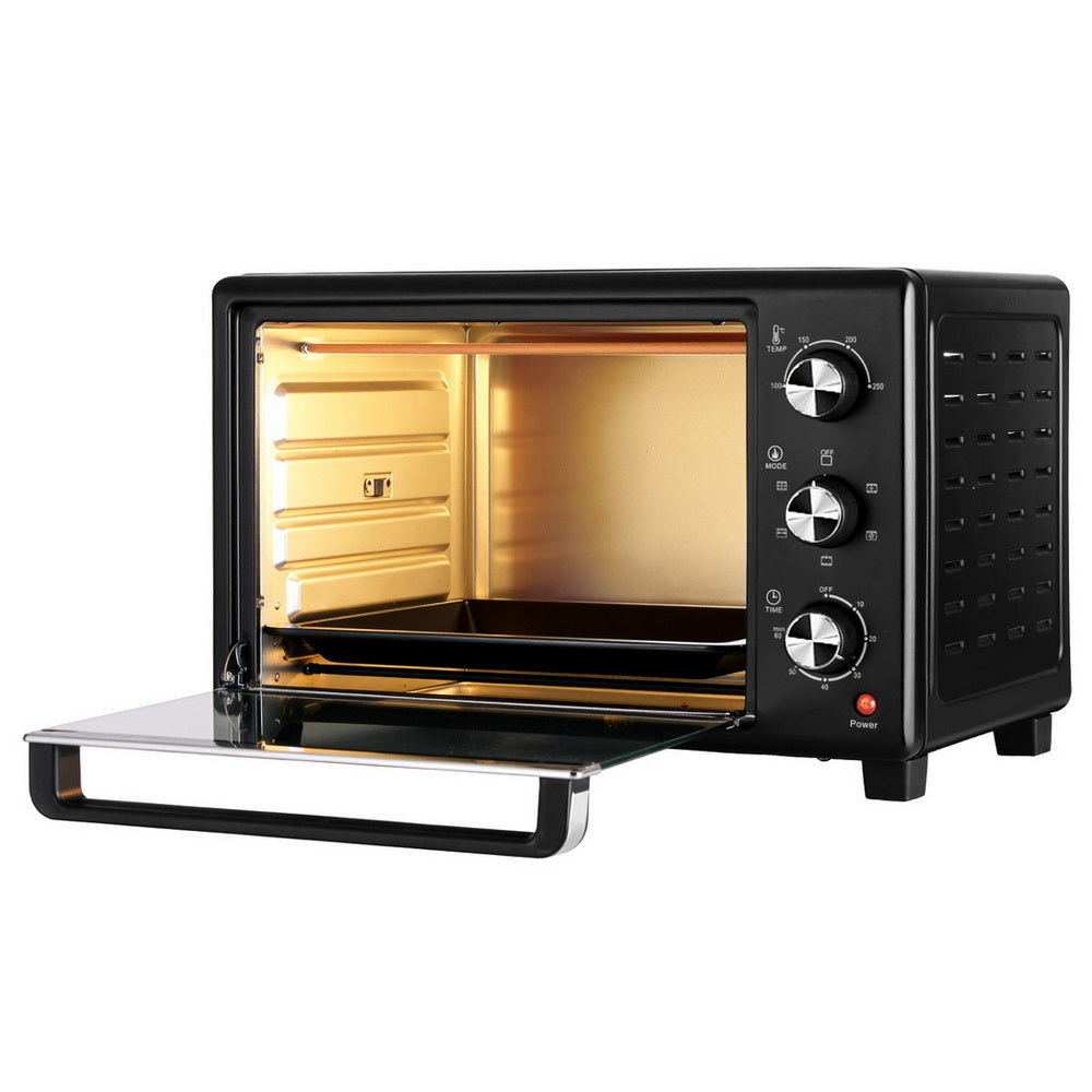 Ovens: Devanti 30L Convection Oven Electric Fryer Ovens 1600W