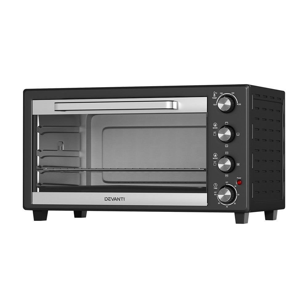 Air Fryers: Devanti 60L Convection Oven Electric Fryer Ovens 2000W