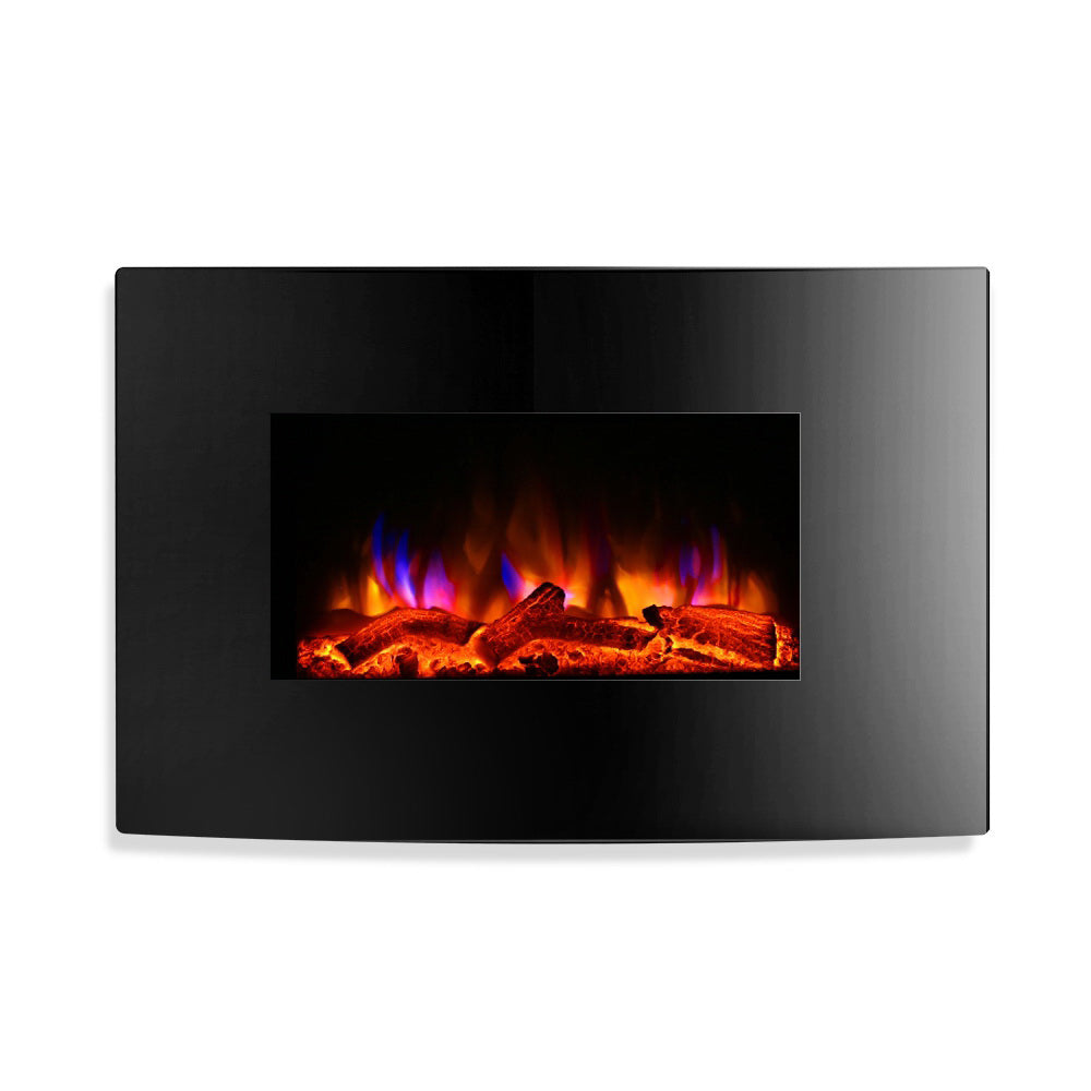 Electric Heaters: Devanti Electric Fireplace Fire Heater 2000W