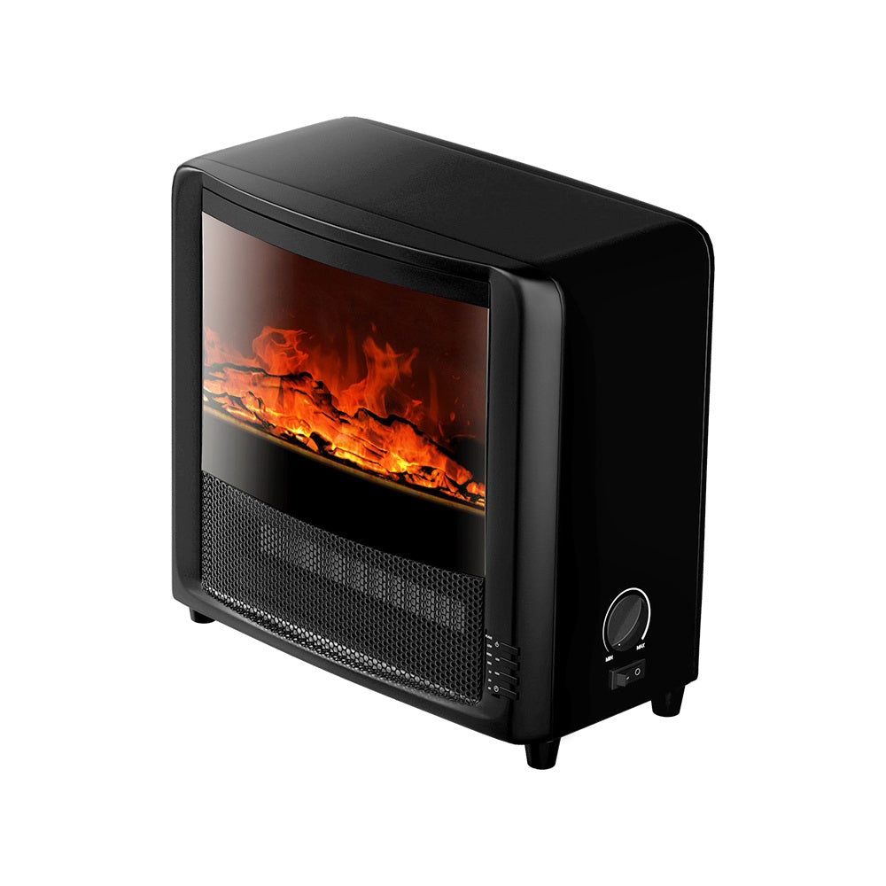 Electric Heaters: Devanti Electric Fireplace Fire Heaters 2000W