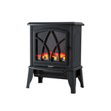 Devanti 2000W Electric Fireplace Heater Stove Freestanding 3D Flame Effect Indoor Space Heaters