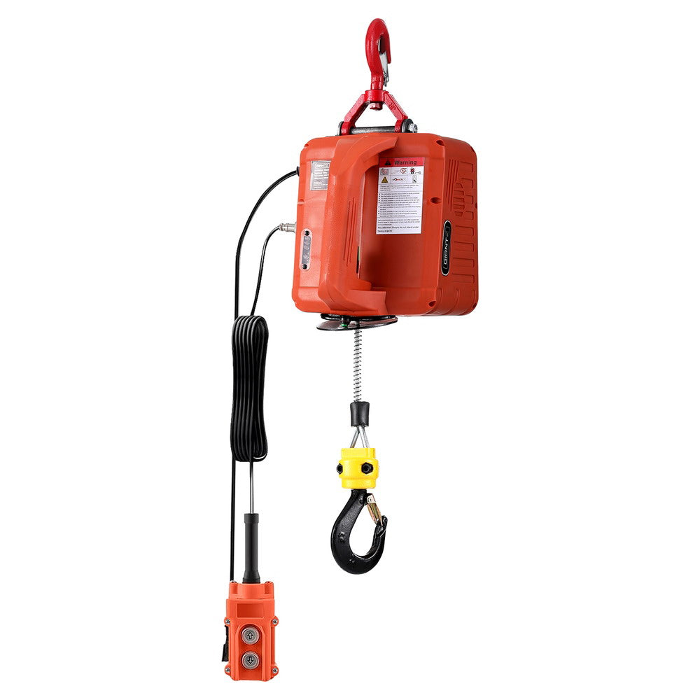 Automotive Lifts & Hoists: Giantz Electric Hoist Winch 500KG Wired/Wireless Remote Control