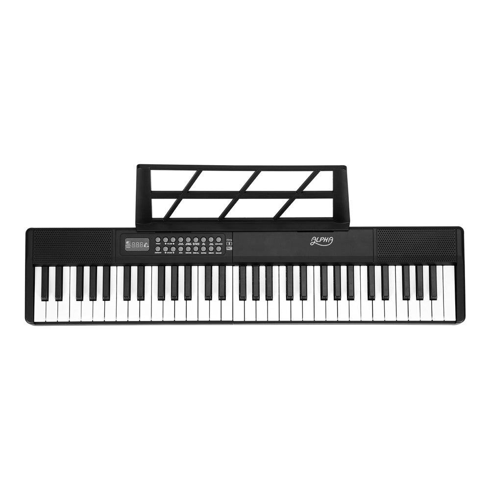 Musical Keyboards: Alpha 61 Keys Foldable Electronic Piano Keyboard Digital Electric w/ Carry Bag