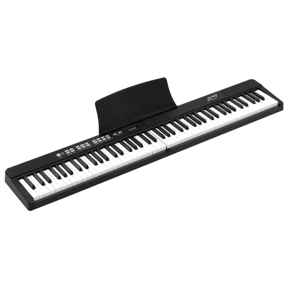 Musical Keyboards: Alpha 88 Keys Foldable Electronic Piano Keyboard Digital Electric w/ Carry Bag