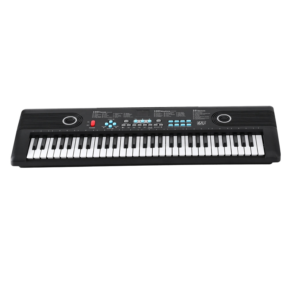 Musical Keyboards: Alpha 61-Key Digital Piano Keyboard Electric Kids Gift Black