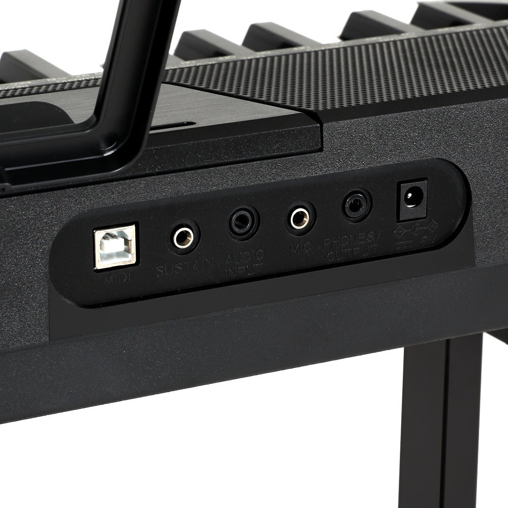 Musical Keyboards: Alpha 61 Keys Electronic Piano Keyboard Digital Electric w/ Stand Touch Sensitive