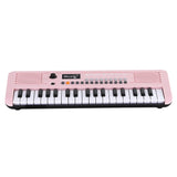 Musical Keyboards: Alpha 37-Key Digital Piano Keyboard for Kids Beginners Electronic Keyboard Piano Gift Pink