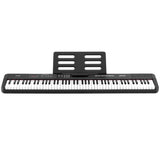 Musical Keyboards: Alpha Piano Keyboard 88 Keys Electric Electronic Keyboard Piano Gift Black