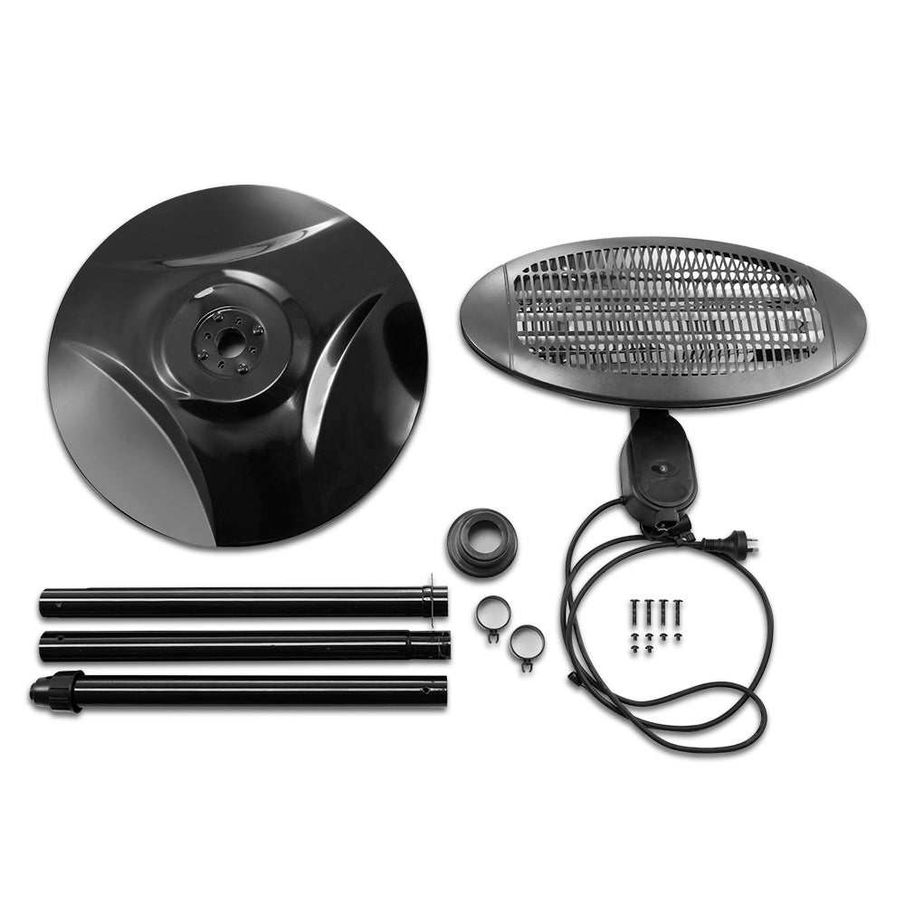 Patio Heaters: Devanti Electric Patio Heater 2000W