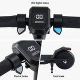 Electric Scooter 180W 18KM/H Foldable Height Adjustable Portable Riding Commuter Teens Adults