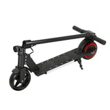 Electric Scooters: Electric Scooter 130W 16KM/H LED Light Folding Portable Riding Commuter Black