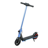 Electric Scooters: Electric Scooter 130W 16KM/H LED Light Folding Portable Riding Commuter Blue
