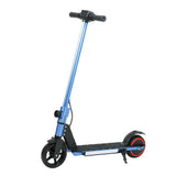 Electric Scooters: Electric Scooter 130W 16KM/H LED Light Folding Portable Riding Commuter Blue