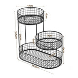 5-Star Chef Fruit Basket Bowl Space Saving Kitchen Food Storage Organiser