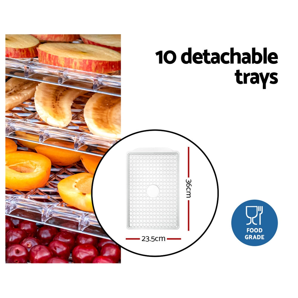 Food Dehydrators: Devanti 10 Trays Food Dehydrator